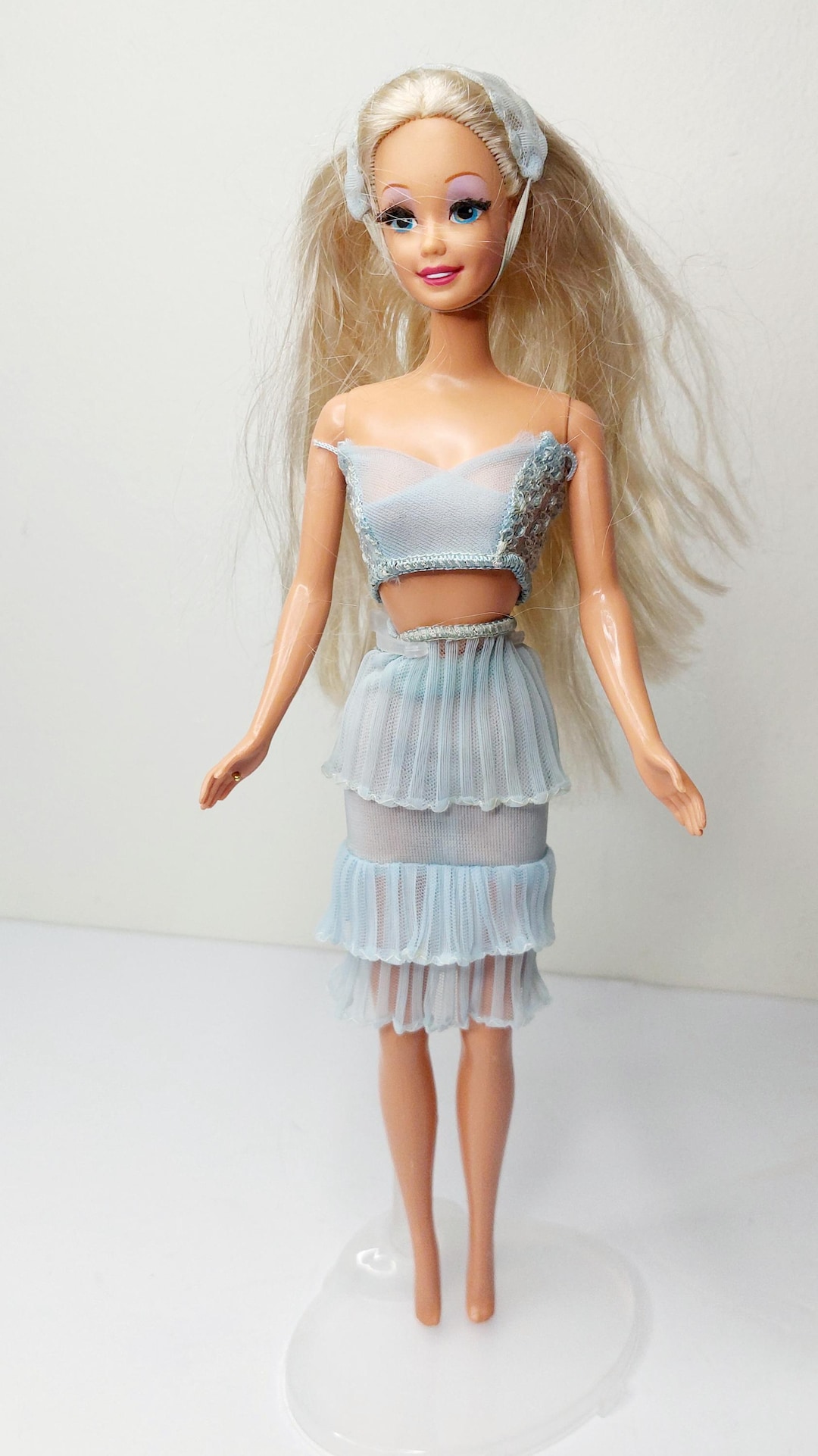 Vintage BARBIE Undergarments Complete Outfit #919 BLUE Version 1959 ...