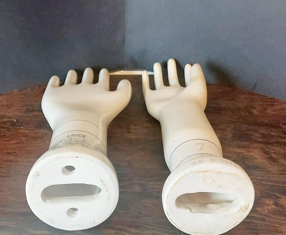 Vintage Large Hand Glove Form GENERAL PORCELAIN, Your CHOICE 1976