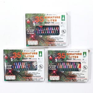 80s Vintage Christmas Lights - Etsy