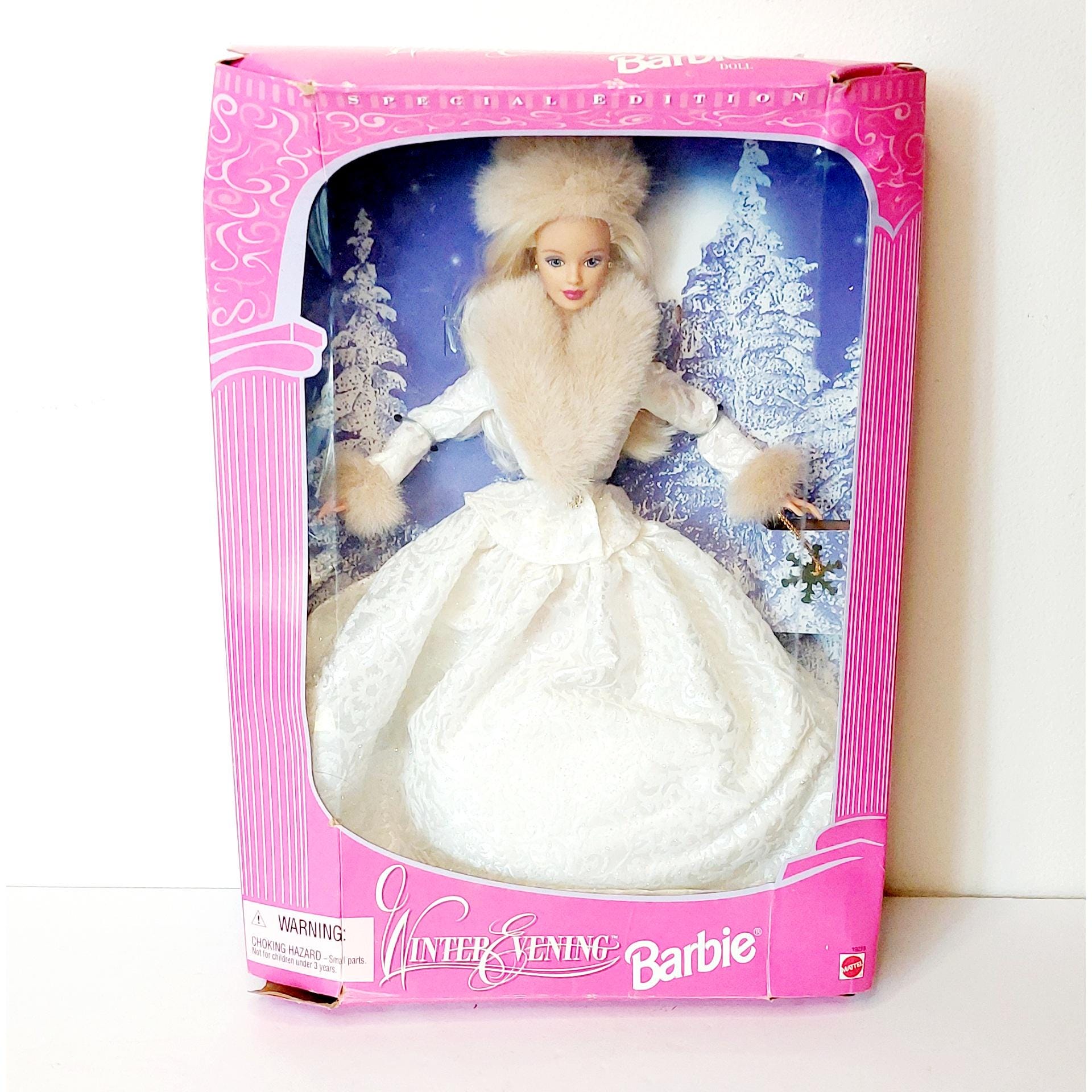 1998年バービーBarbieウィンターイブニング　ヴィンテージ  ドレス Vintage 1998 Winter Evening Barbie Doll Special Edition Mattel