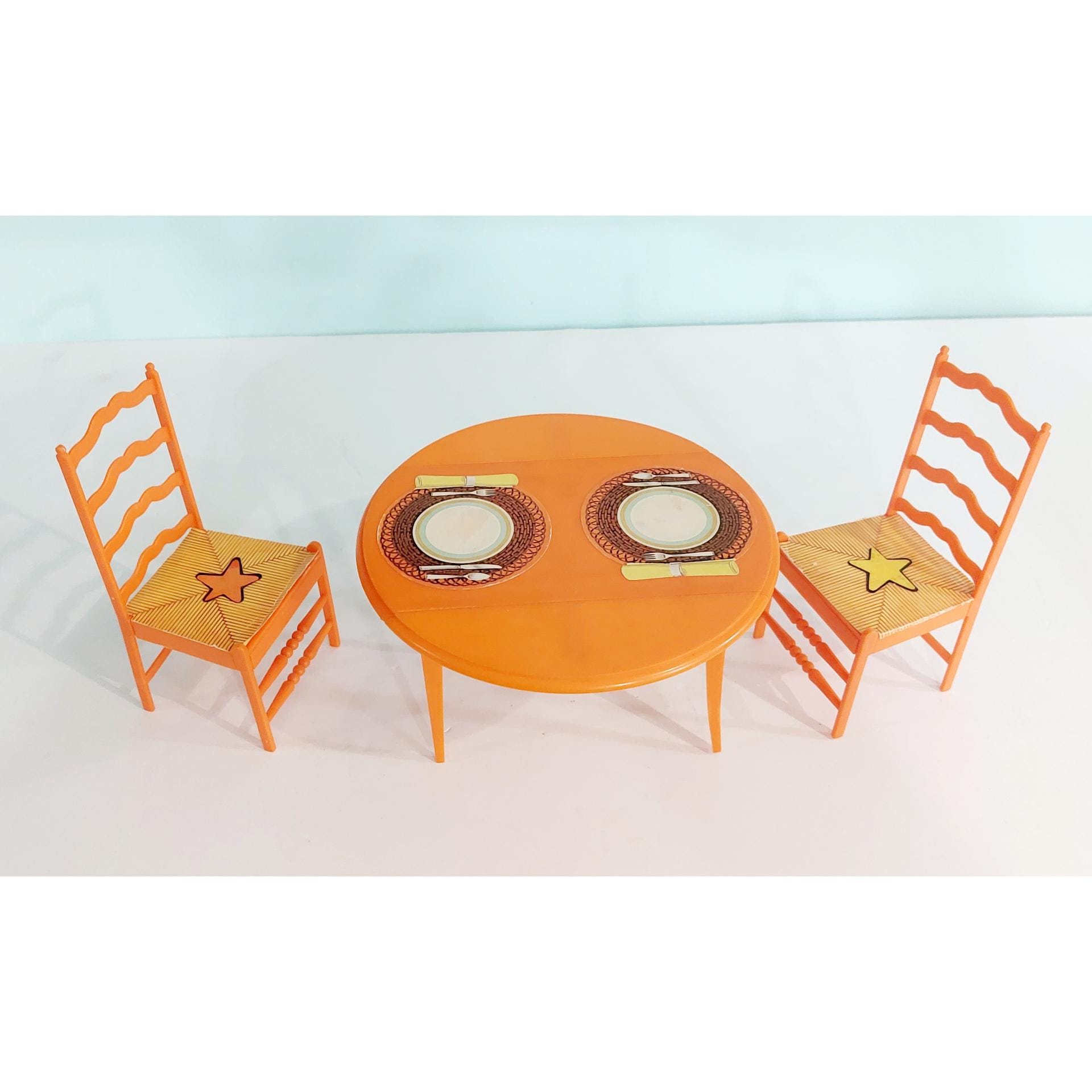 レトロ　オシャレかわいい黒人人形のキッチンセット　ヴィンテージ 70s Dollhouse Kitchen Barbie - Etsy