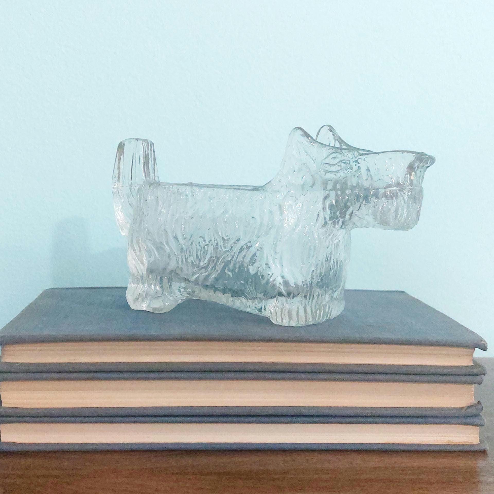 Vintage 1930s L.E. Smith Glass Fdr's Scottie Dog Creamer - Etsy