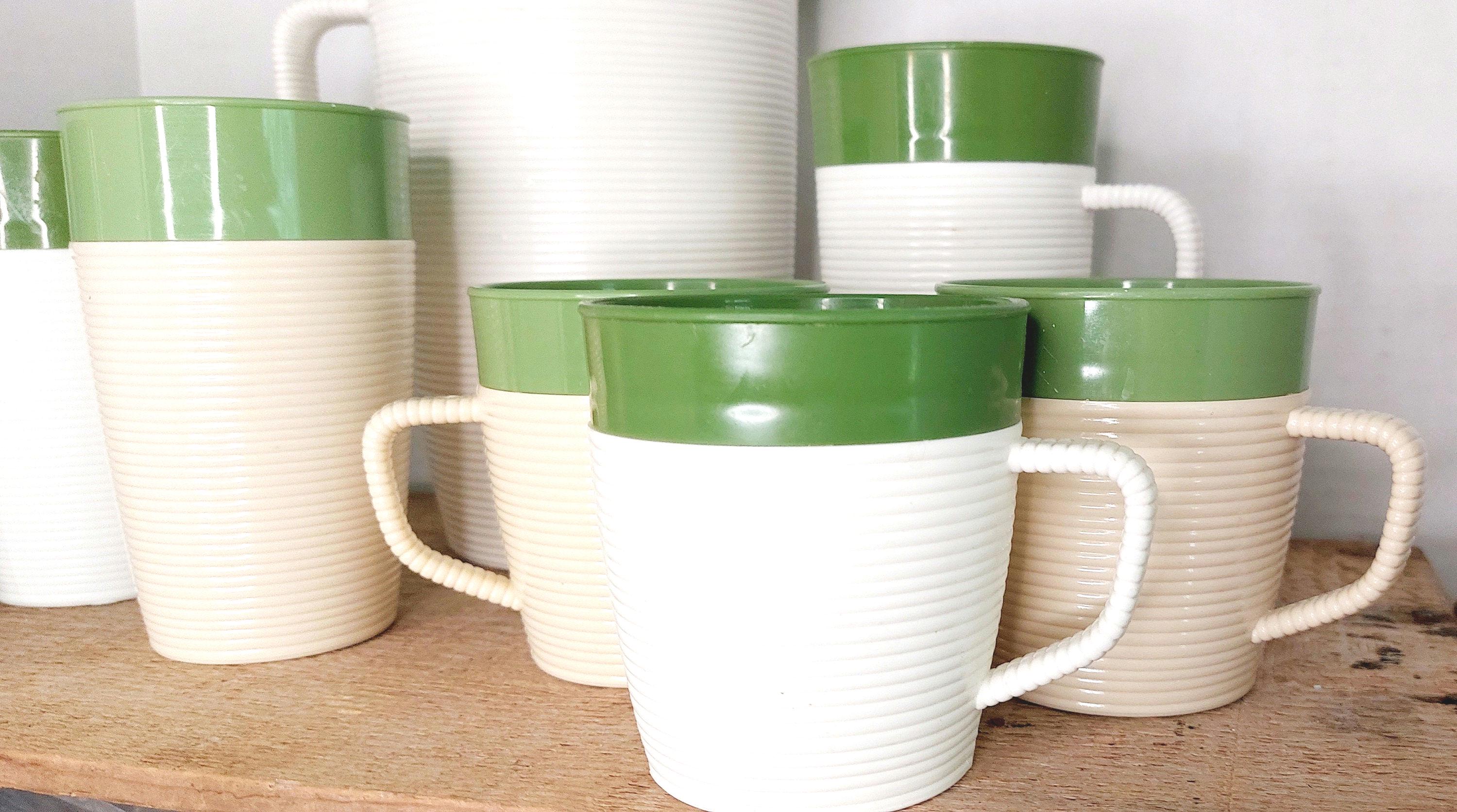 Vintage Raffiaware by Thermo-temp Pitcher, Mugs & Tumblers