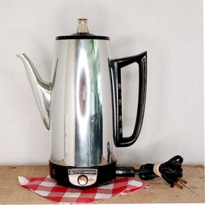 Vintage General Electric Cup Coffee Percolator, Complete, Made