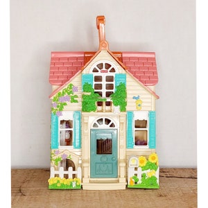 VTG Fisher Price Loving Family Sweet Streets Country Cottage 2000