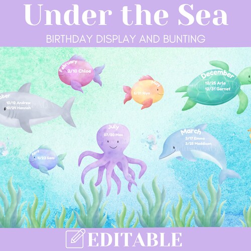 Ocean Classroom Decor Under the Sea Classroom Theme Etsy