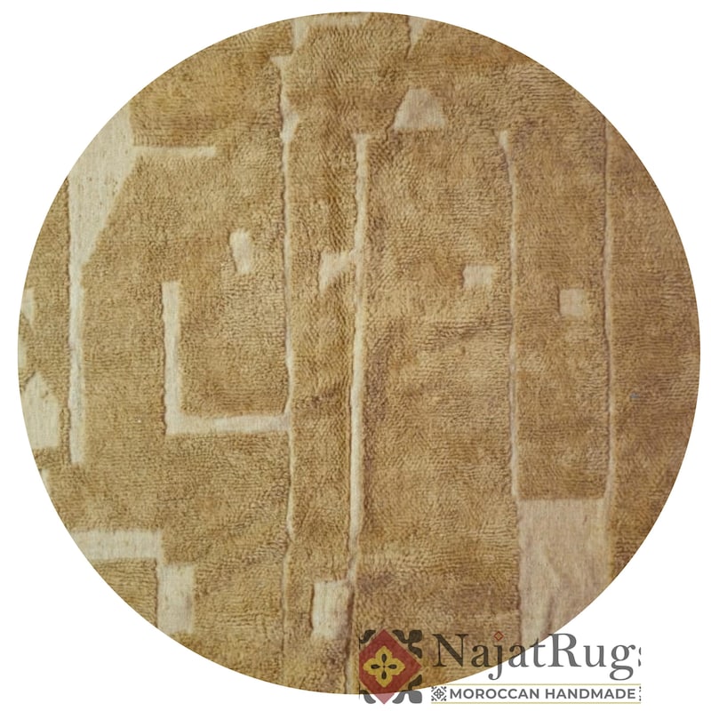 Round Shape Rug Beni Mrirt Rug Round - Etsy