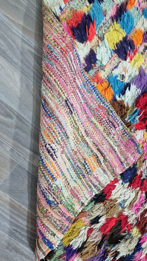 Tappeti runner vintage marocchini tappeto runner berbero tappeto fatto a  mano tappeto runner in cotone tribale tappeto autentico tappeto runner  geometrico -  Italia