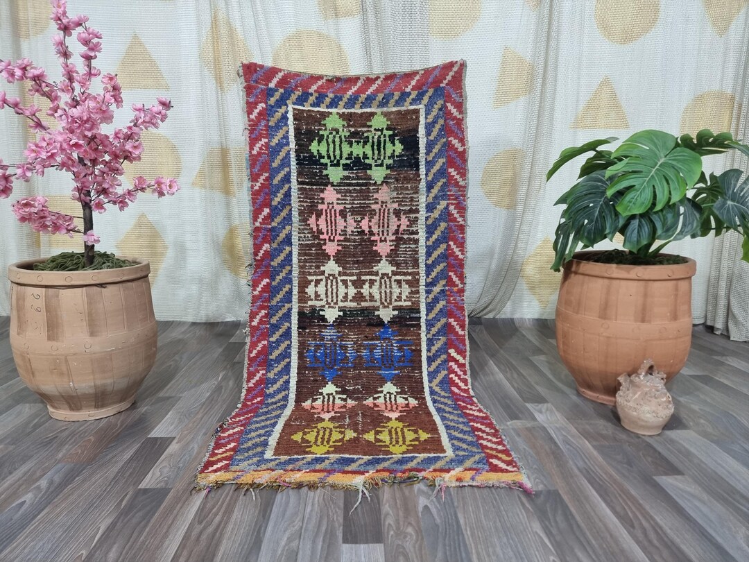 Unique Narrow Rugs Moroccan Narrow Runner Rugs -amazing Moroccan Colorful Rug -moroccan ...