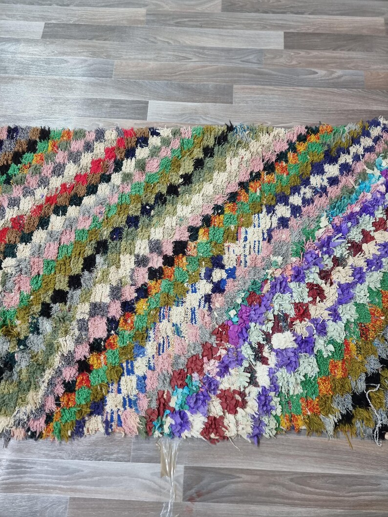 Moroccan Vintage Hallway Runner authentic Bohemian Carpets ,unique