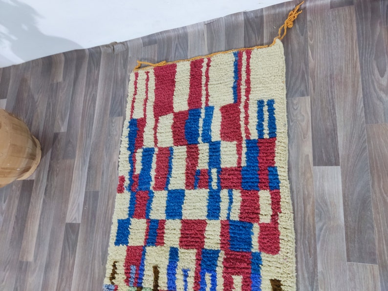 MOROCCAN HALLWAY RUG handmade Runner Carpet narrow Rug Runner berber