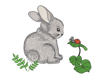 Motifs de broderie Joyeuses Pâques, 3 tailles.