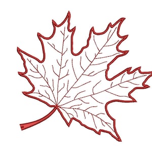 Ahornblatt Embroidery Design.