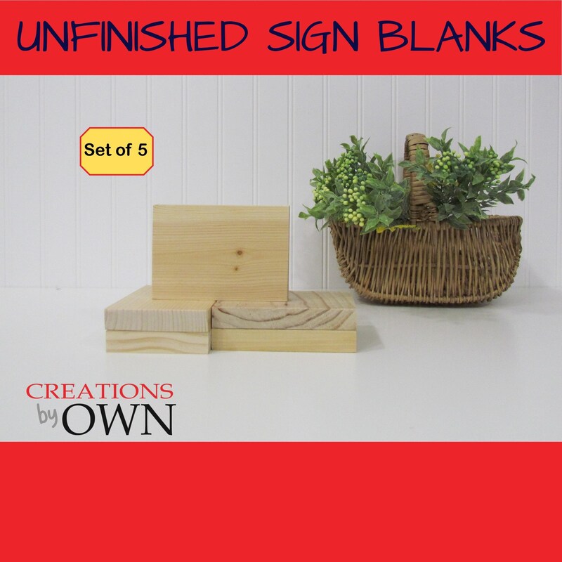 unfinished wood block