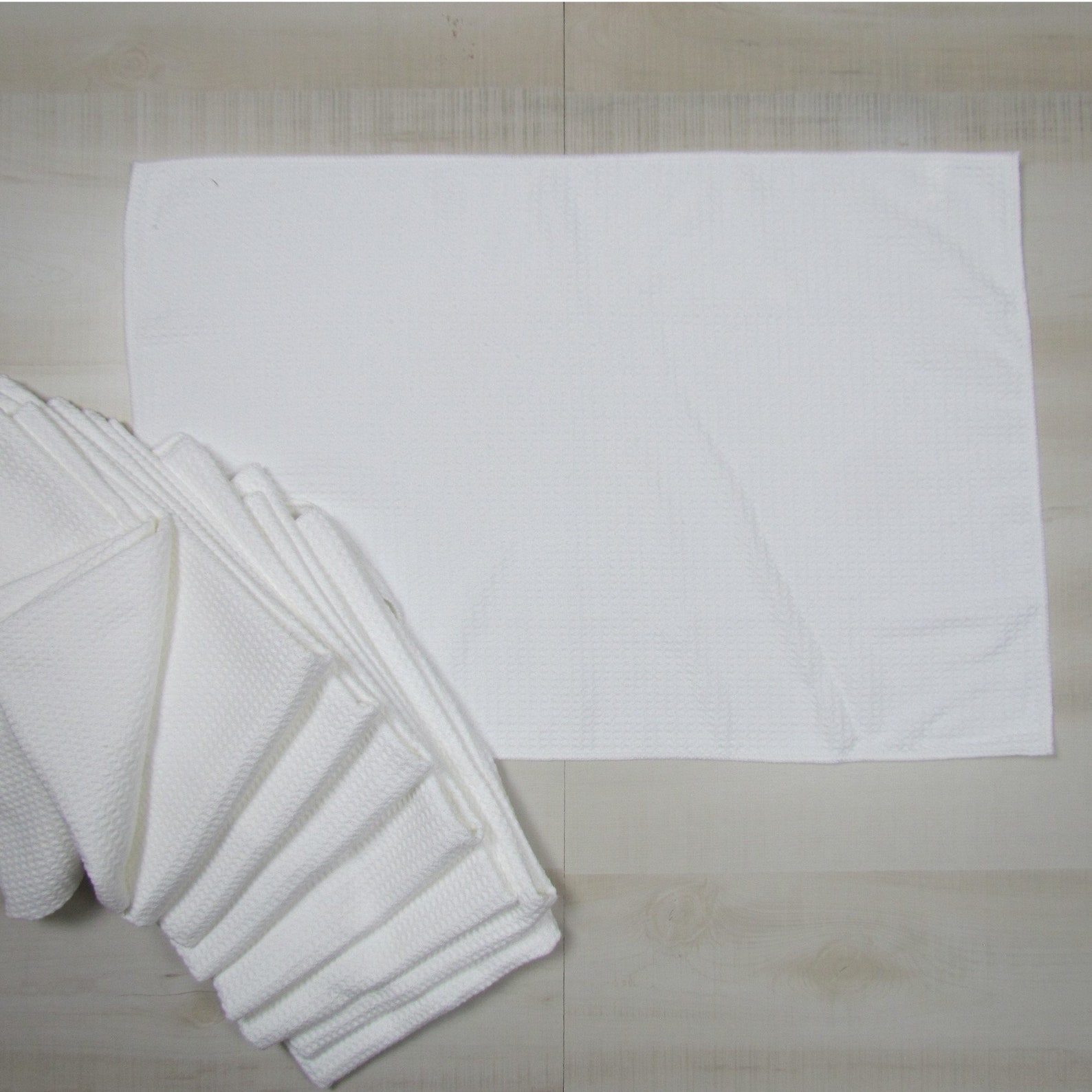 Sublimation White Blank Waffle Towels Pack of 10, Microfiber Towels