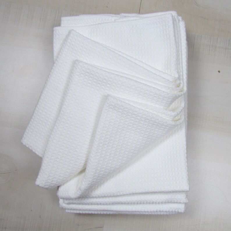 Sublimation White Blank Waffle,pack of 5,microfiber Towels, Waffle