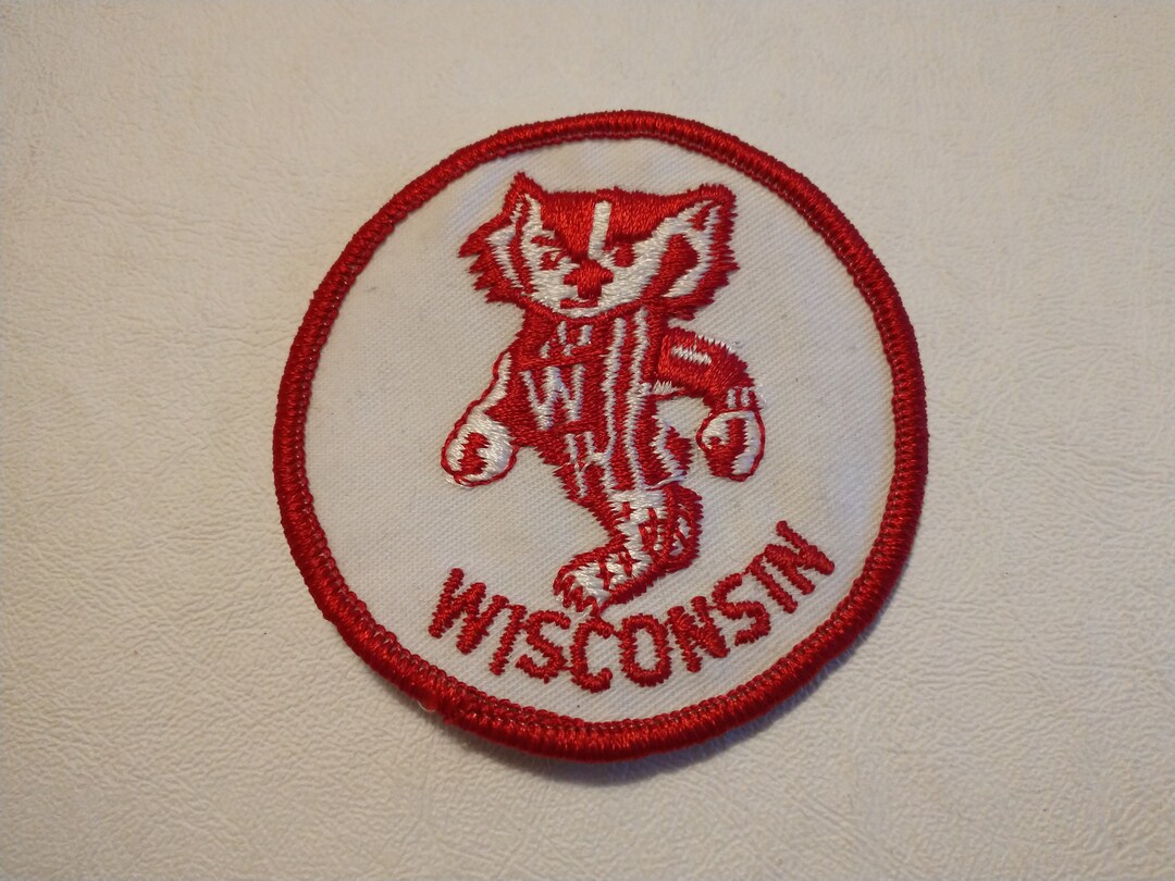 Vintage Wisconsin Badger Patch - Etsy