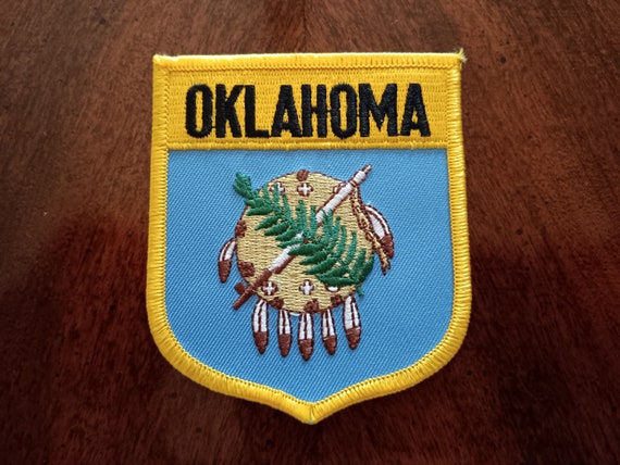 Vintage Oklahoma State Patch Iron On - image 1