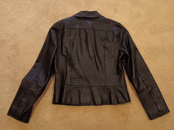 Vintage Studio JPR Women's Black Leather Jacket S… - image 4