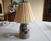 Vintage Rowe Pottery Works Lamp Unusual Design 1992 Sold Without Shade