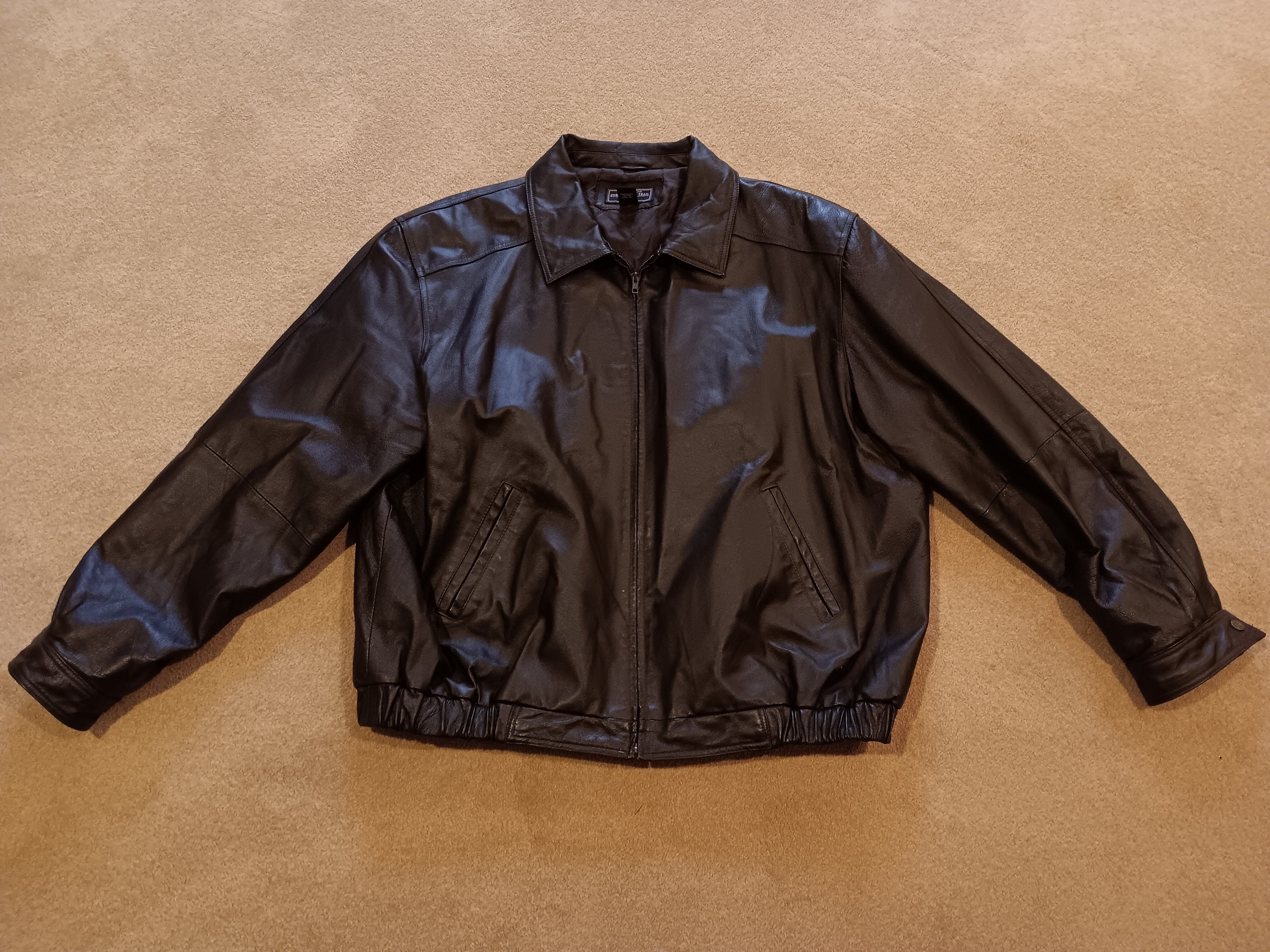 Vintage Susquehanna Trail Black Leather Coat Men's XXL - Etsy Vintage Susquehanna Trail Black Leather Coat Men's XXL - Etsy