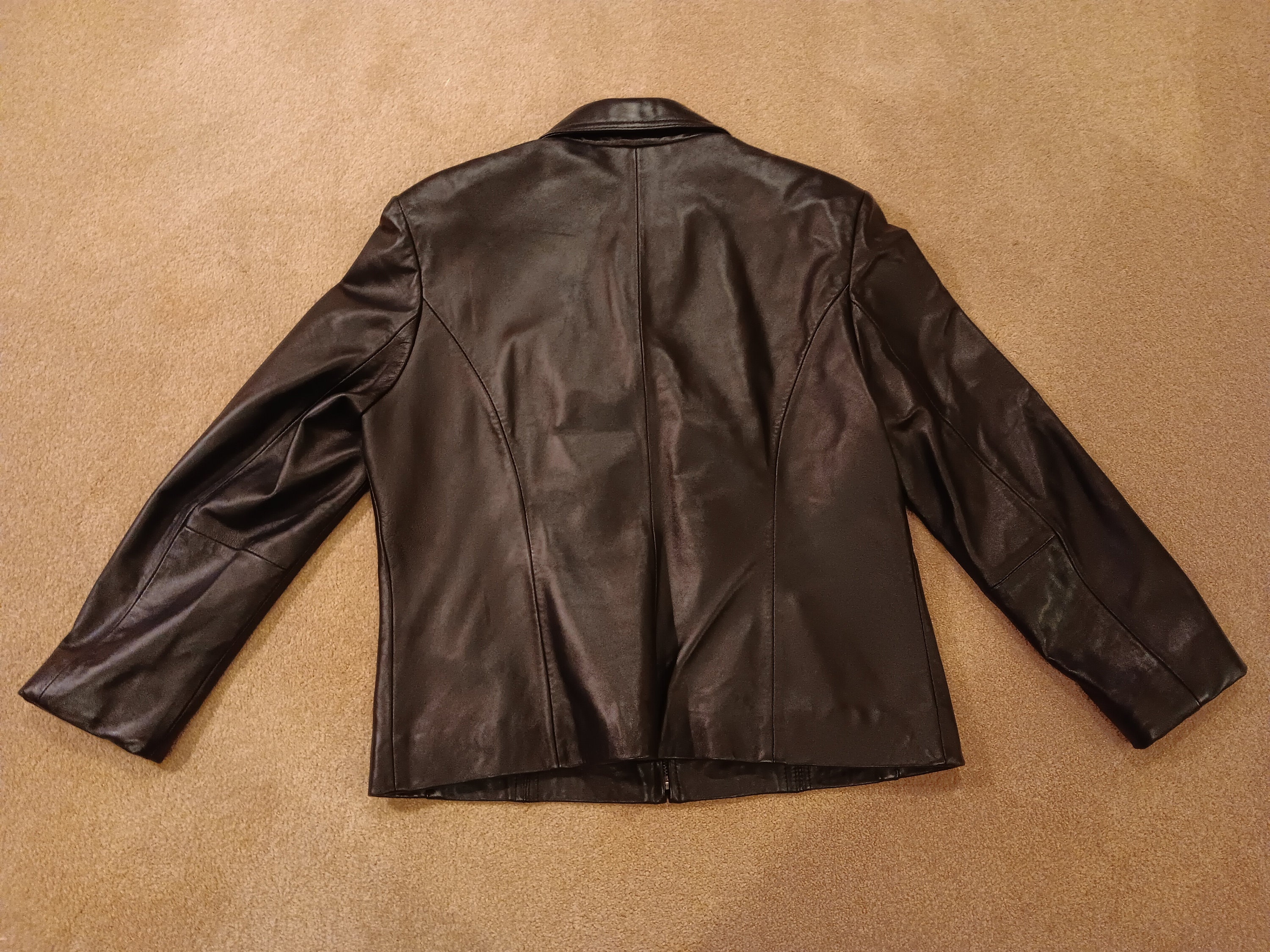 90s CROFT & BARROW レザー ジャケット ハーフコート - Chago Chago Boutique