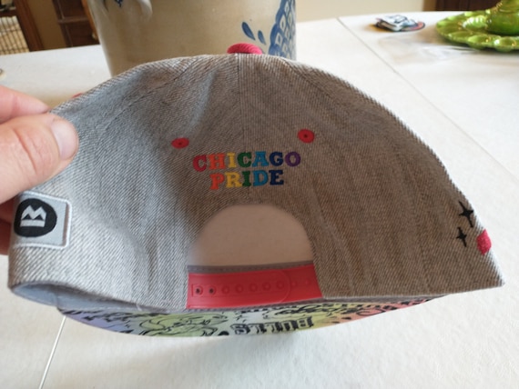 Vintage Bulls Chicago Pride Cap One Size Fits All - image 3