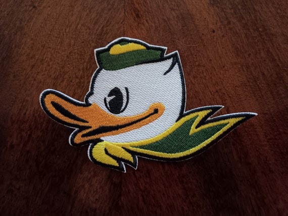 Vintage Oregon Ducks Patch Iron On - image 1