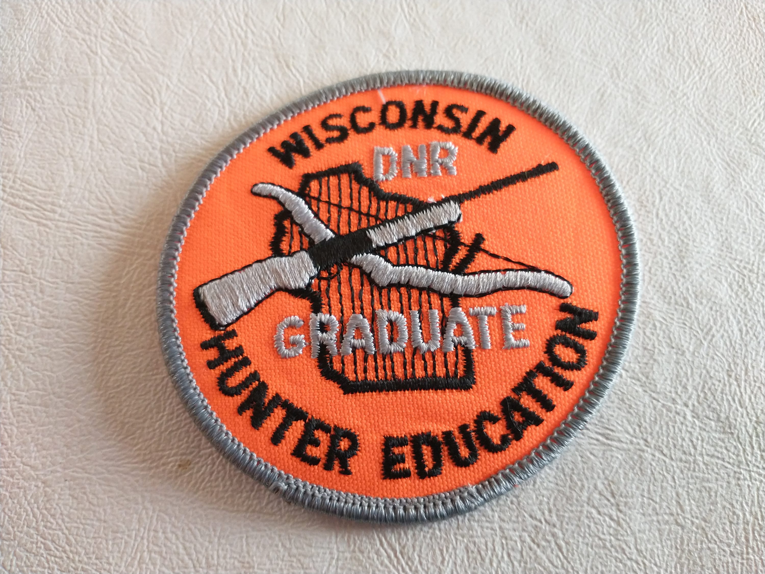 Vintage Wisconsin DNR Hunter Education Graduate Patch Etsy
