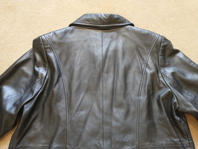 Vintage Bradley Bradley Bayou Leather Jacket Women's 2X - Etsy
