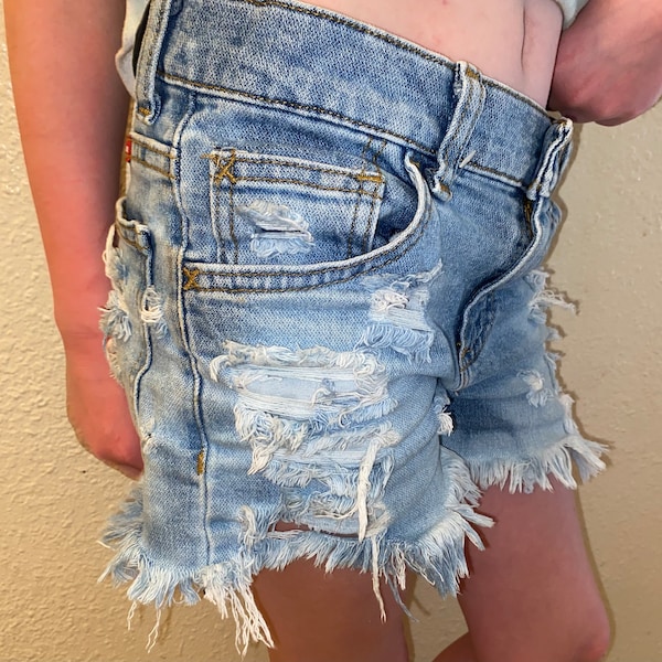 Girls Wrangler Cutoff’s. Vintage jean shorts. Girls Daisy Duke’s.