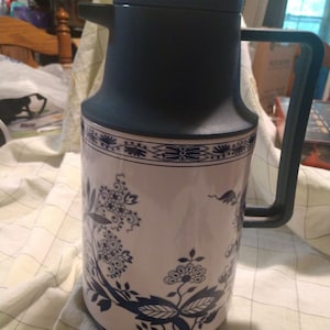 Vintage Zwiebelmuster thermal carafe