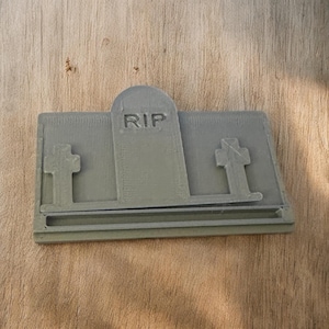 Magic: The Gathering Cementerio de cartas / MTG / Pila de descarte / Accesorio para juegos de cartas Gris