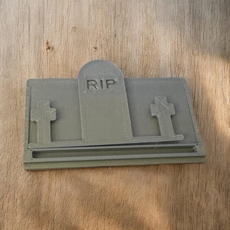 Magic: The Gathering Cementerio de cartas / MTG / Pila de descarte / Accesorio para juegos de cartas Gris