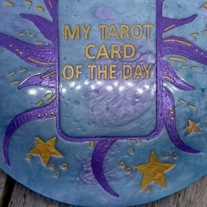 Bandeja diaria de cartas del Tarot / Bandeja de adivinación / Personalizable / Bandeja de cartas del Tarot