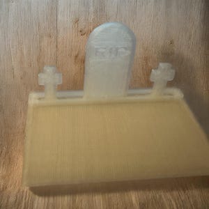 Magic: The Gathering Cementerio de cartas / MTG / Pila de descarte / Accesorio para juegos de cartas Transparent (White)