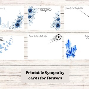 Cartes de sympathie imprimables, peuvent être utilisées sur des hommages floraux, imprimées sur la carte. Écrivez votre propre message personnel, poème ou hommage. Pour papa.
