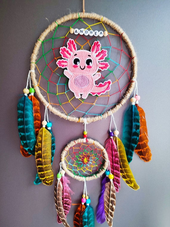 DIY Dream Catcher Kit - Making Dream Catcher Supplies Craft Kit for Kids  Bedroom Wall Deco Wedding Party Birthday Handmade Gifts for Kids  (Multicolor) 