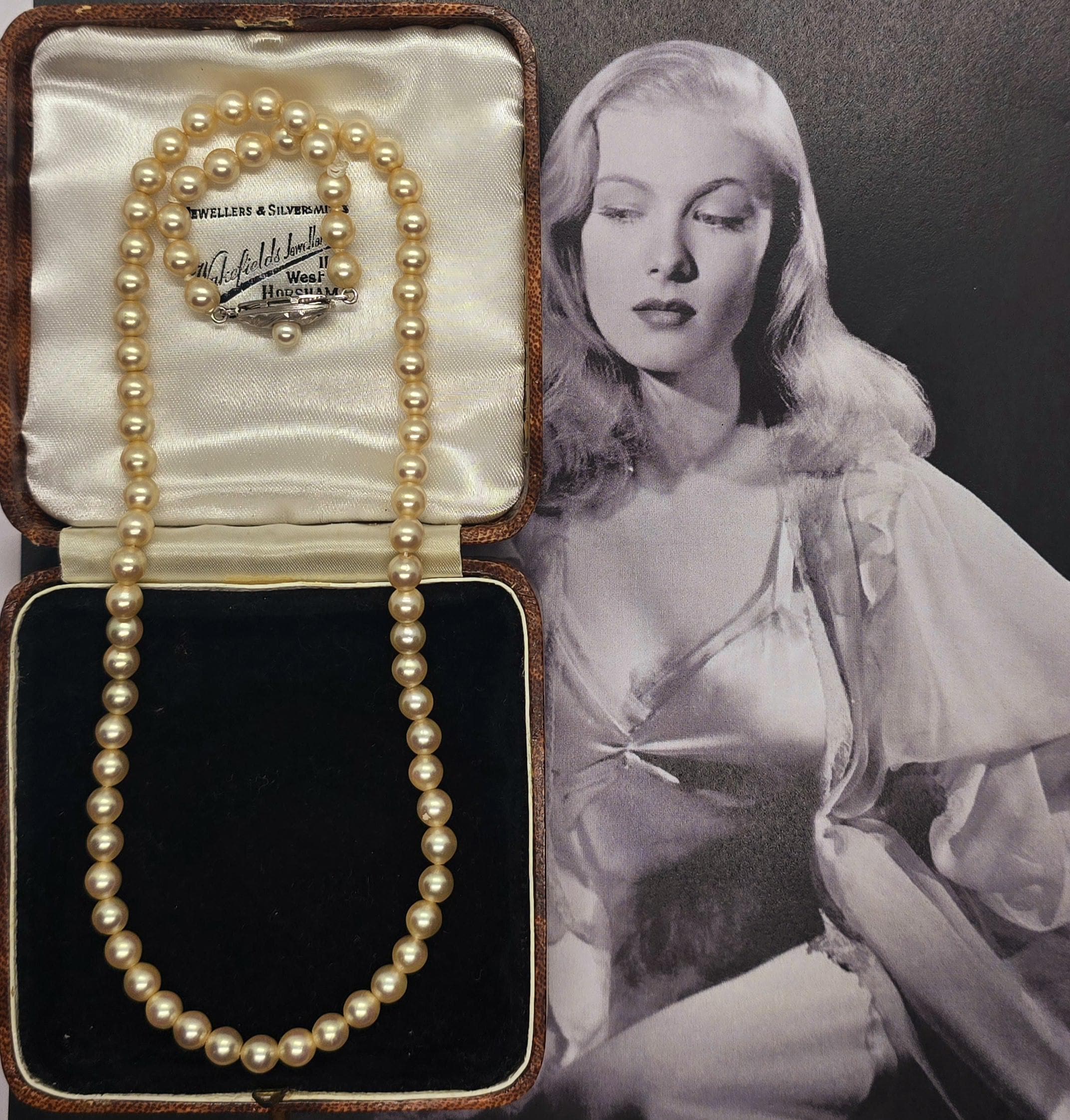 Collier Sautoir Ancien Perles Résine Topaze - Fermoir Vis, Vintage, Référence 632