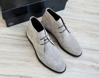 Zapatos casuales Chukka tipo botin para hombre