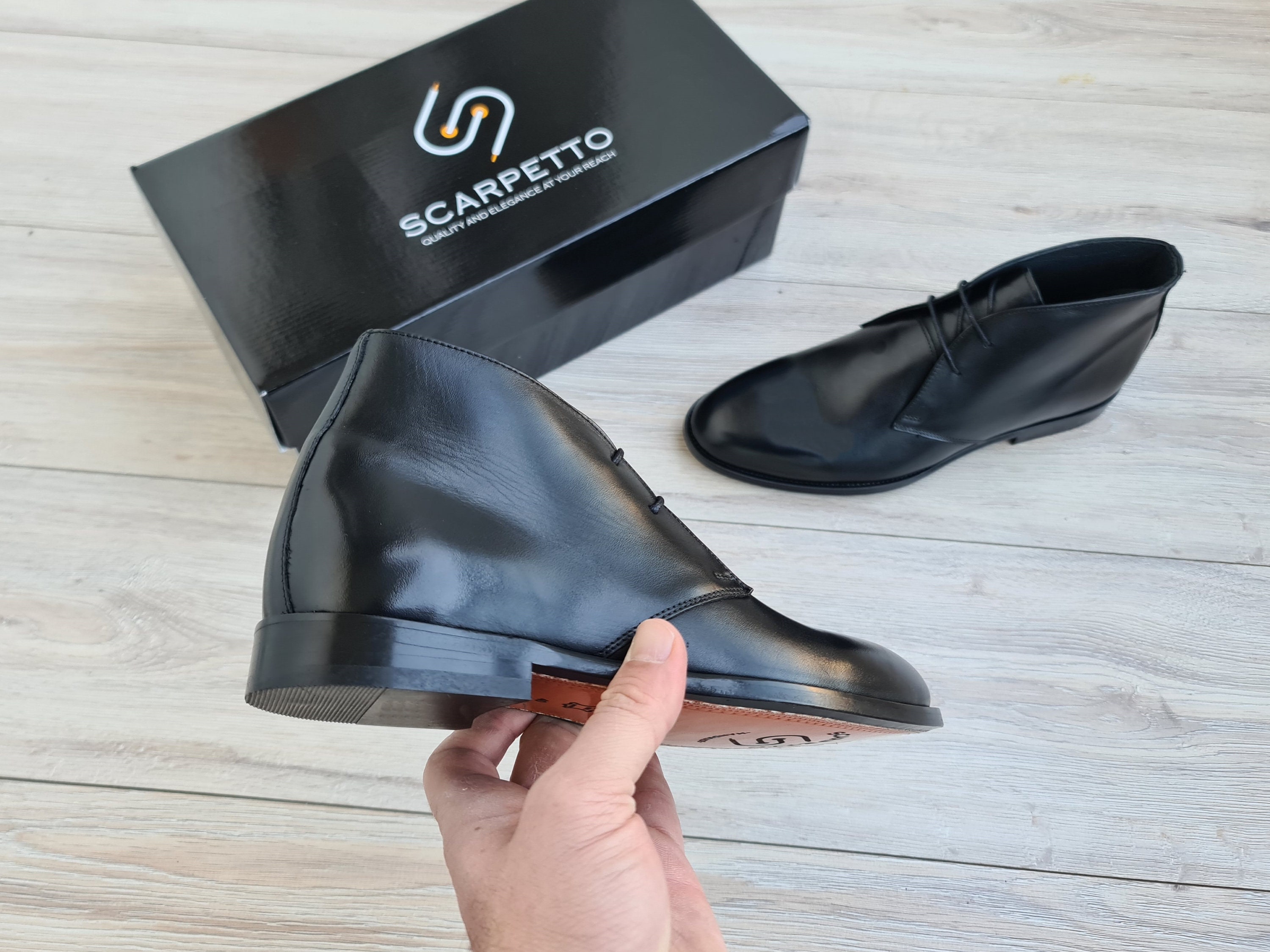 handmade chukka boots
