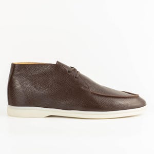 Men&#39;s All Leather Ankle Boots - Summer