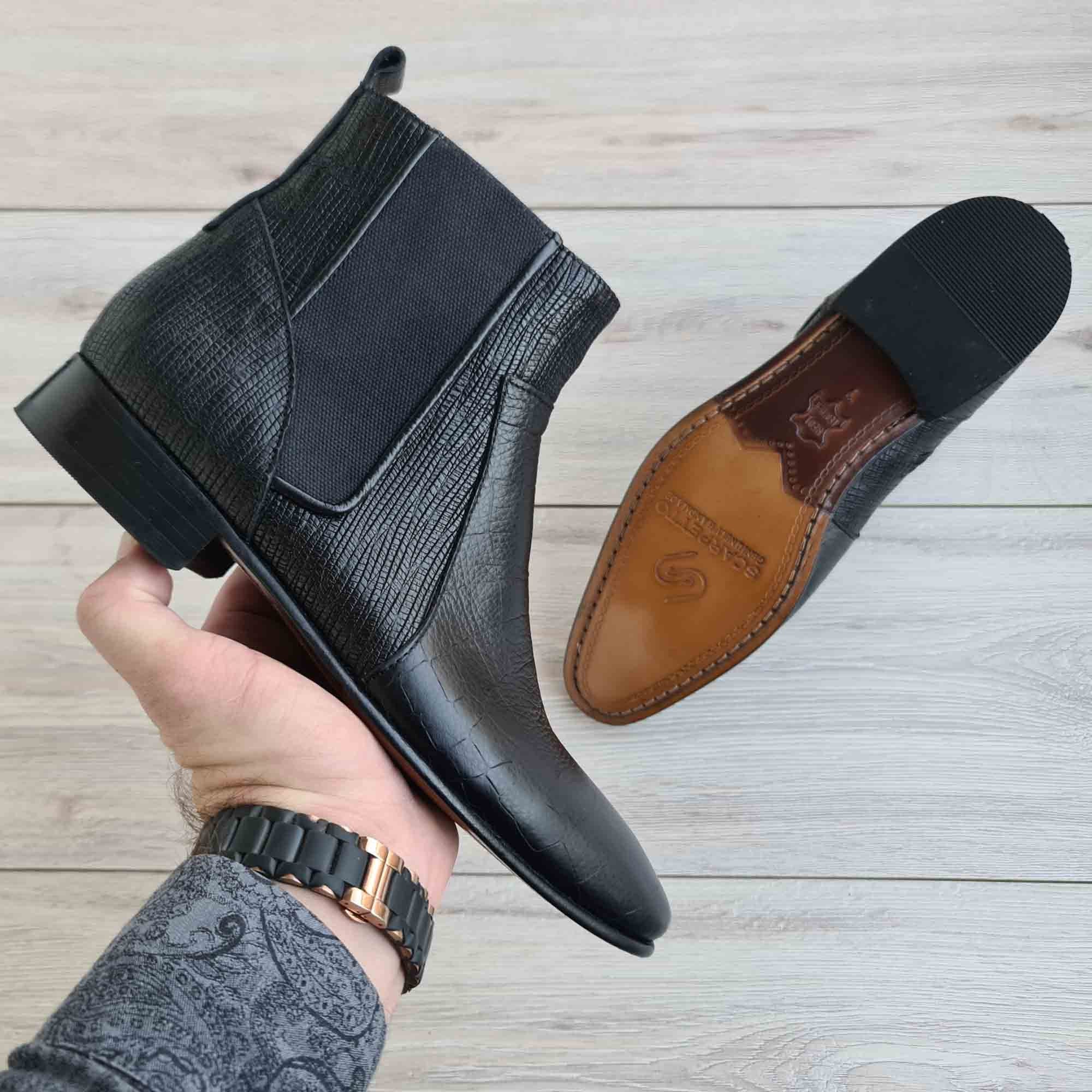 【SCENERITY】Side zipper Chelsea boots Side-Zip Chelsea - Custom Configuration