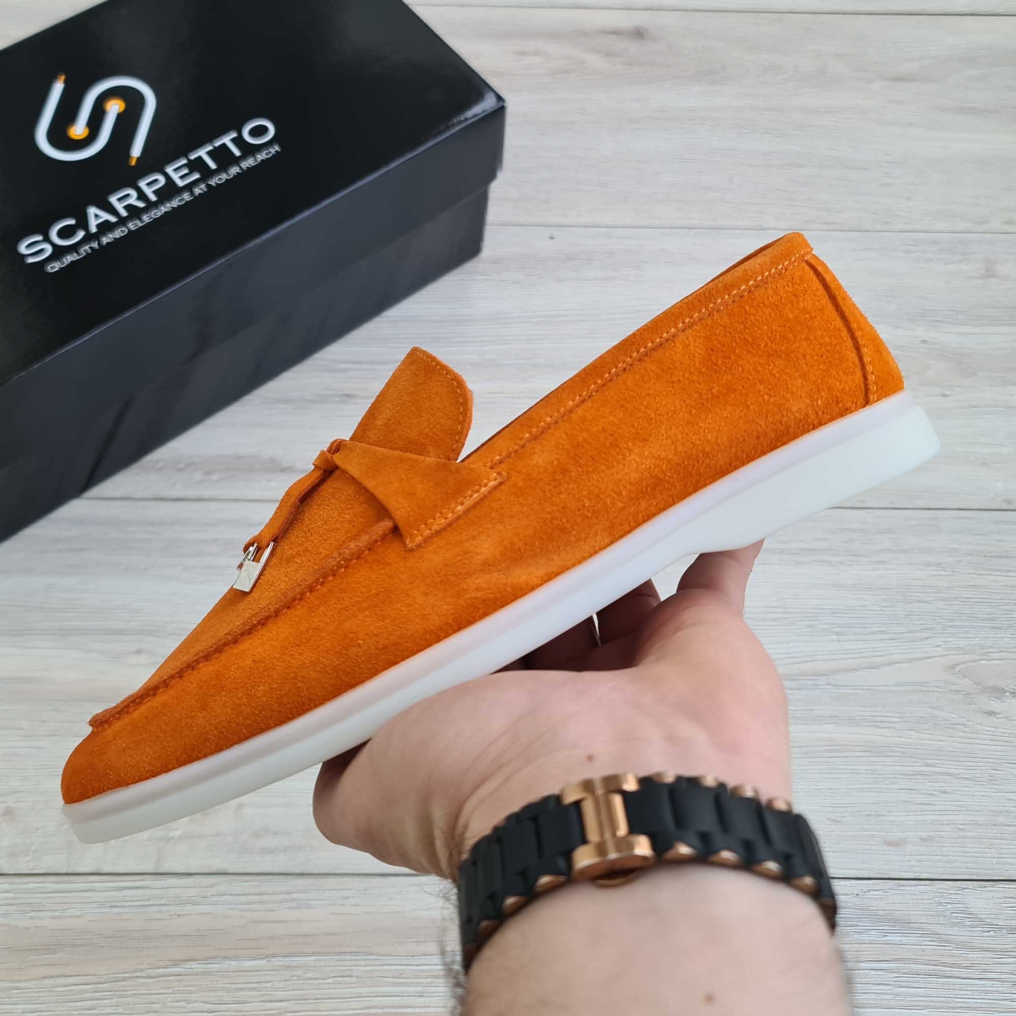 Handmade Suede Leather Tassel Loafers: Mens Slip-on Yacht  display picture 1