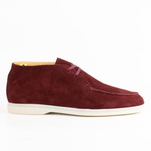Men&#39;s All Suede Leather Ankle Boots - Summer