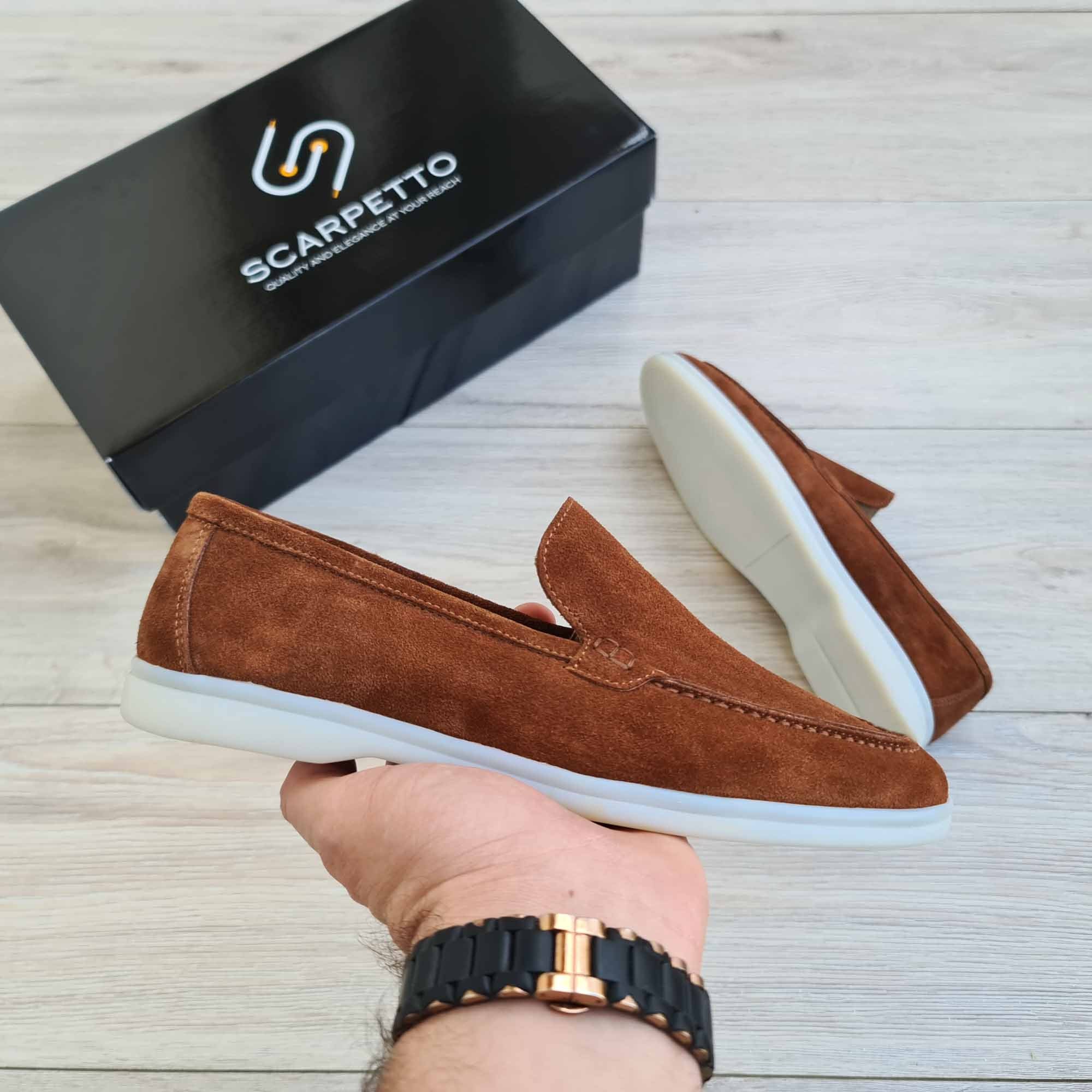 Handmade Suede Leather Loafer: Mens Slip-on Yacht Shoes - Etsy