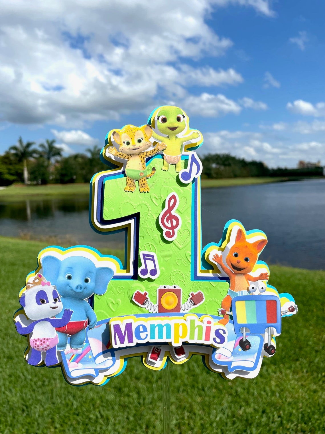 Word Party 3d Letters/ Word Party Banner/word Party Cupcake Etsy