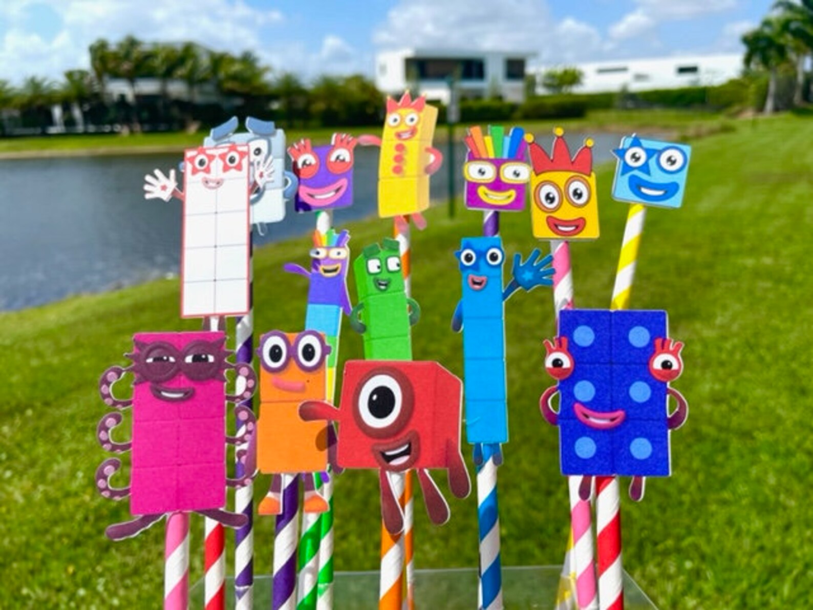 Numberblocks Cups/numberblocks Cake Topper/numberblocks 3d Etsy India