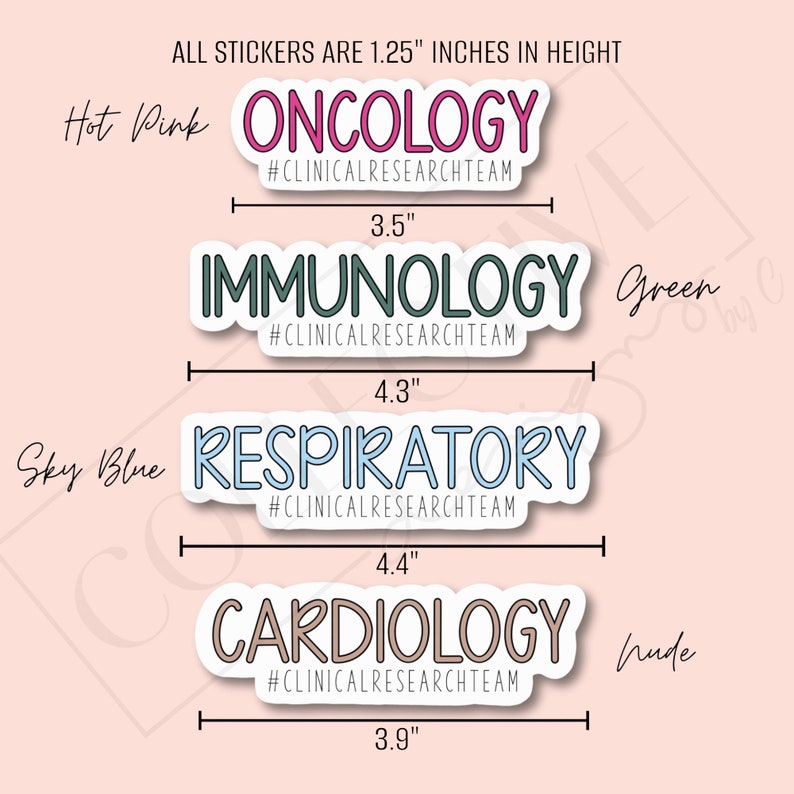 Therapeutic Area, Indication, Team Stickers, Clinical Research ...
