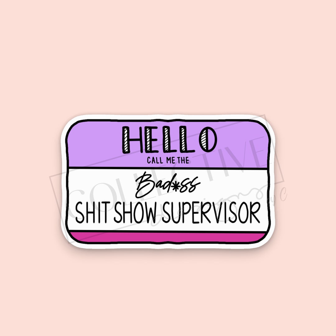 Hello Supervisor Sticker, Clinical Research, Funny Sticker - Etsy